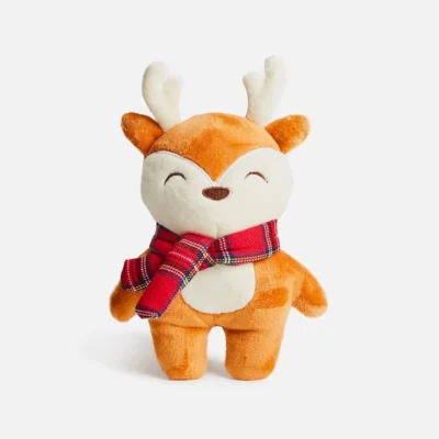Reindeer Stuffed Animal—Orange